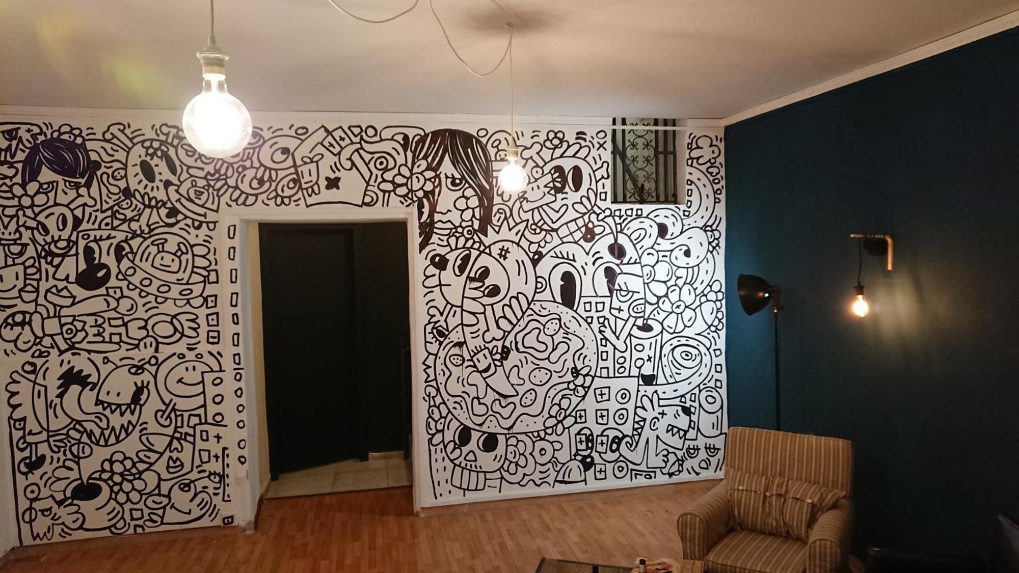 Art House In The Artist Workspace In The Center Villa Neapel Exteriör bild
